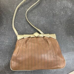 Vintage Barbara Bolen Leather Bag-Italy